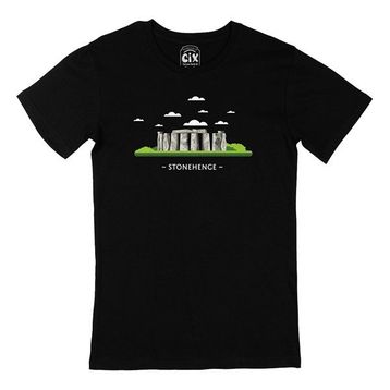 Cix Stonehenge Siyah Erkek T-shirt