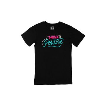 Cix Think Positive Siyah Erkek T-shirt