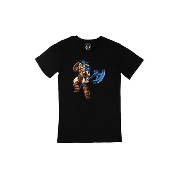Cix Viking Baltalı Siyah T-shirt