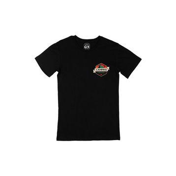 Cix Wild Life Camping Siyah T-shirt