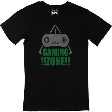 Cix Yeşil Gaming Zone Siyah T-shirt