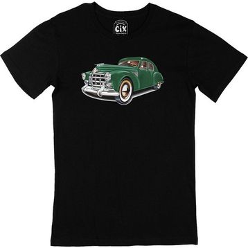 Cix Yeşil Klasik Araba Siyah T-shirt