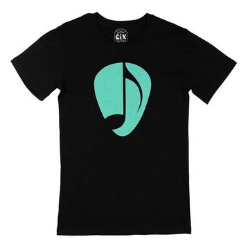 Cix Yeşil Nota Siyah T-shirt