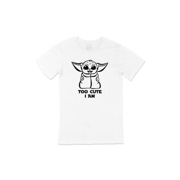 Cix Yoda Too Cute Beyaz Tişört
