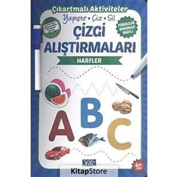 Çizgi Alıştırmaları - Harfler - Ülkü Unsu