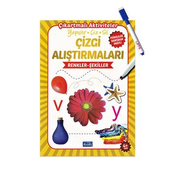 Çizgi Alıştırmaları Renkler - Şekiller - Ülkü Unsu