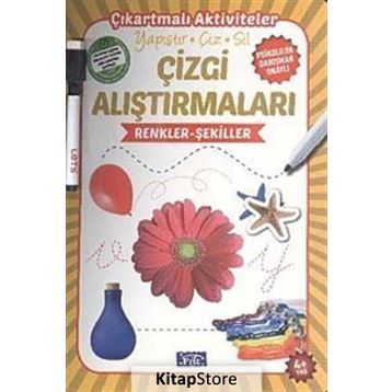 Çizgi Alıştırmaları Renkler - Şekiller - Ülkü Unsu