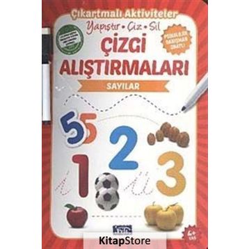 Çizgi Alıştırmaları - Sayılar - Ülkü Unsu