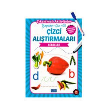 Çizgi Alıştırmaları - Sebzeler - Parıltı