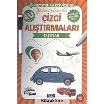 Çizgi Alıştırmaları - Taşıtlar - Ülkü Unsu