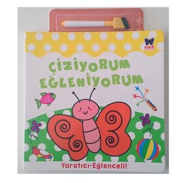 Çiziyorum Eğleniyorum - Kelebek - kollektif