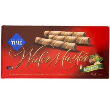 Çizmeci Time 75 gr Wafer Master Fındık Kremalı Rulo Gofret