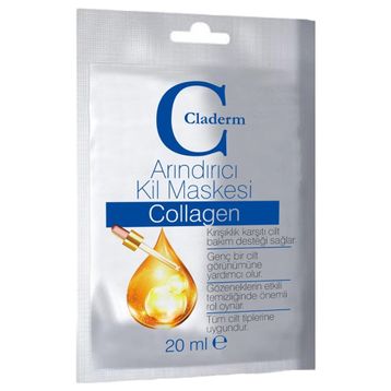 Claderm 20 ml Arındırıcı Kil Maskesi Collagen