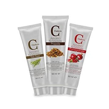 Claderm Pomegranate-Propolis-Tea Tree 3x50 ml Kil Maskesi