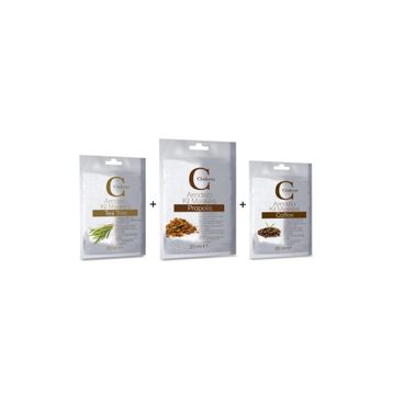 Claderm Propolis-Coffee-Tea Tree 3x20 ml Kil Maskesi