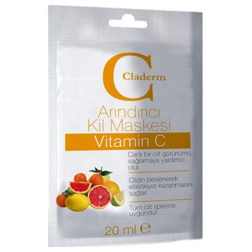 Claderm Sachet C Vitamin 20 ml Kil Maskesi