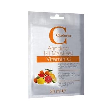 Claderm Sachet C Vitamin 20 ml Kil Maskesi