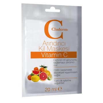 Claderm Sachet C Vitamin 20 ml Kil Maskesi
