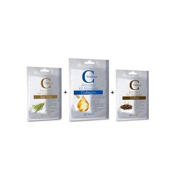 Claderm Tea Tree-Collagen-Coffee 3x20 ml Kil Maskesi