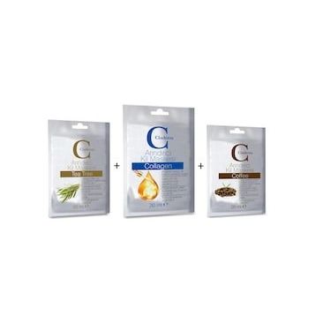 Claderm Tea Tree-Collagen-Coffee 3x20 ml Kil Maskesi