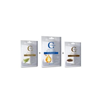 Claderm Tea Tree-Collagen-Coffee 3x20 ml Kil Maskesi