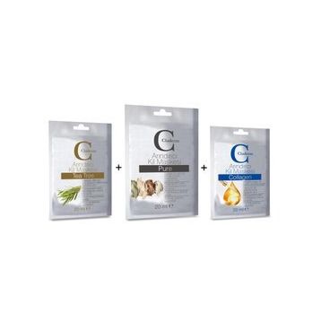 Claderm Tea Tree-Pure-Collagen 3x20 ml Kil Maskesi