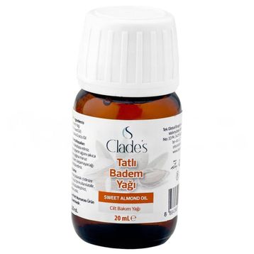 Clades 20 ml Tatlı Badem Yağı