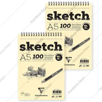 Clairefontaine 96158 Sketch A5 50 Yaprak Resim Defteri