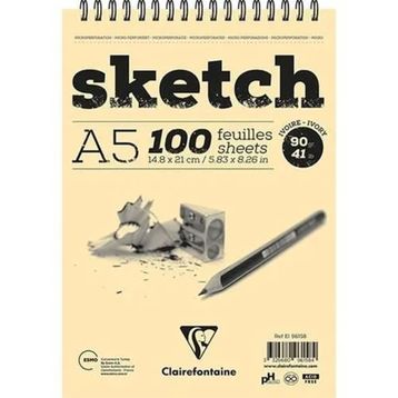 Clairefontaine 96158 Sketch A5 50 Yaprak Resim Defteri