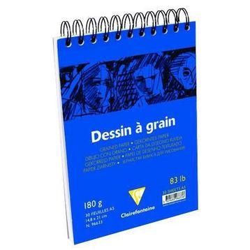 Clairefontaine Dessin A Grain A5 Spiralli Defter