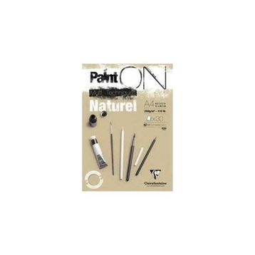 Clairefontaine Paint On Multi-Techniques Naturel A4 250 GR 30 Yaprak Kağıt