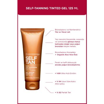 Clarins 125 ml Self Tanning Instant Gel