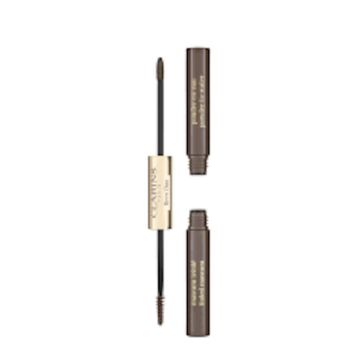 Clarins No:05 Dark Brown Brow Duo Şekillendirici Kaş Maskarası