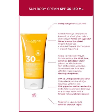 Clarins Sun Body Cream SPF30 150 ml Vücut Güneş Kremi