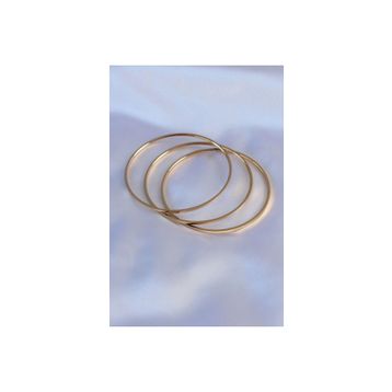 Clariss 316L Çelik Gold Renk Ajda Model Kadın 65 mm Bilezik