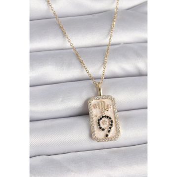 Clariss 316L Çelik Gold Renk Zincir Akrep Burcu Zirkon Taşlı Kadın Kolye