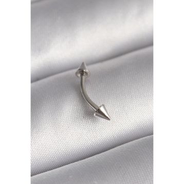 Clariss 316L Çelik Gümüş Renk Çivi Model Piercing