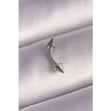 Clariss 316L Çelik Gümüş Renk Çivi Model Piercing