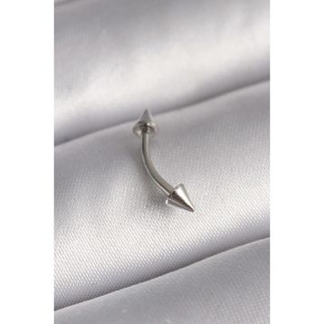 Clariss 316L Çelik Gümüş Renk Çivi Model Piercing