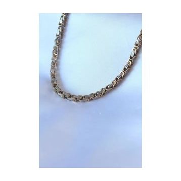 Clariss 316L Çelik Mix Renk Kral Zincir Model Erkek Kolye