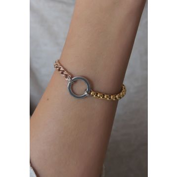 Clariss BJ-BB4687 Çelik Mix Renk Kadın Bileklik