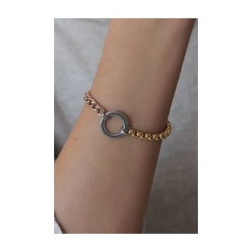 Clariss BJ-BB4687 Çelik Mix Renk Kadın Bileklik