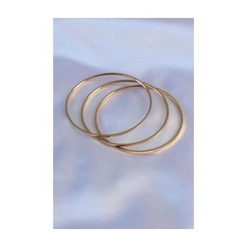 Clariss BJ-BB5361 316L Çelik Gold Renk Ajda Model Kadın 65 mm Bilezik