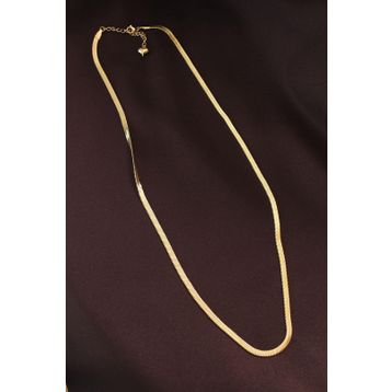 Clariss BJ-BKO6230 316L Çelik Altın Renk 60 cm İtalyan Zincir Kolye