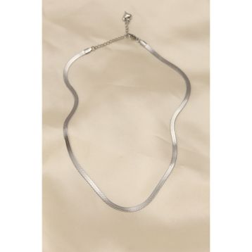 Clariss BKO5903 316L Çelik Silver Renk 45 cm İtalyan Zincir Model Kadın Kolye