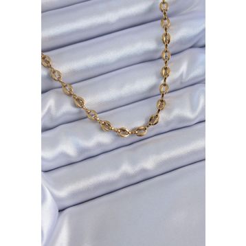 Clariss BKO7656 316L Çelik Gold Renk Zincir Model Kadın Kolye