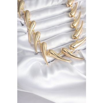 Clariss BKO8237 VIP Seri Özel Tasarım Gold Renk Kadın Kolye