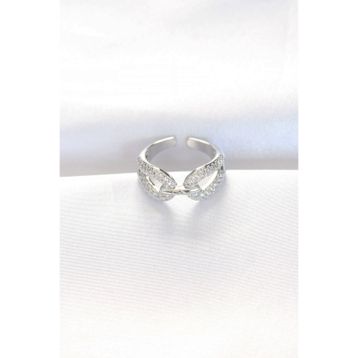 Clariss EBJ240521W24326 Zirkon Taşlı Silver Renk Ayarlanabilir Yüzük