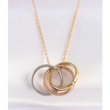 Clariss EBJ240601W24644 316L Çelik Zincir Çoklu Renk Cartier Model Kolye