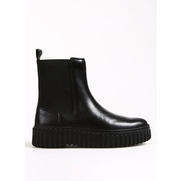 Clarks 26173858 Siyah Deri Kadın Bot